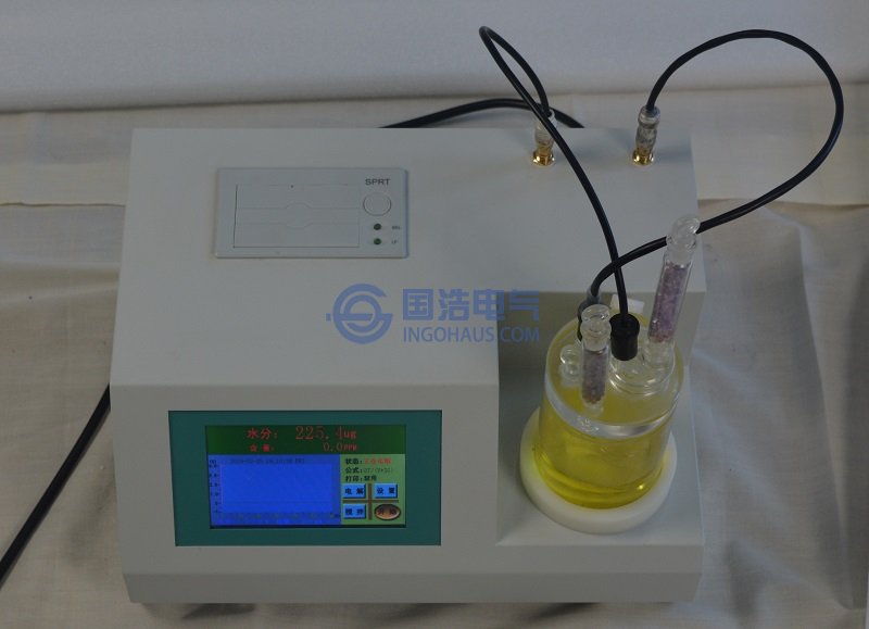 GHWS1060絕(jué)緣油微(wēi)量水分測定儀實拍