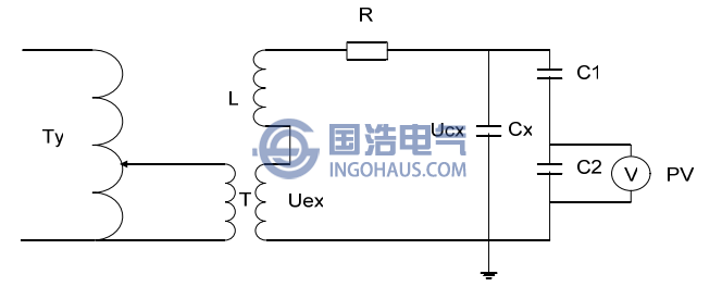 串聯諧(xié)振裝置原理接線圖
