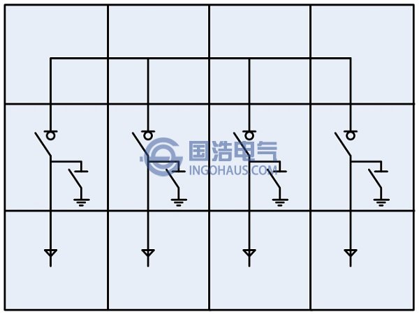 開(kāi)關櫃結構簡圖