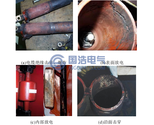開關櫃(guì)內由於局部放電產生的幾種故障